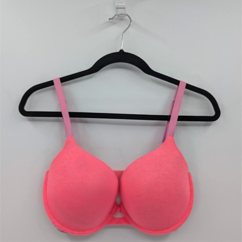 Victoria's Secret Bra Women's 34DDD Heather Orange Perfect Shape-READ